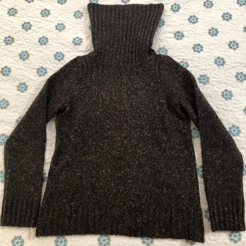 Turtleneck brown sweater from L.L.Bean